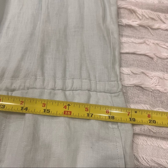 Young Fabulous Broke On The Road Maddox Linen Jumpsuit Blue Sz S 100% Linen Boho - Picture 14 of 16